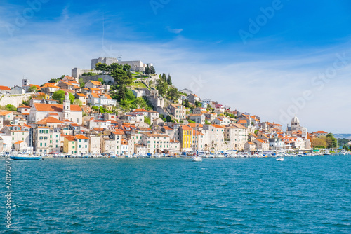 City of Sibenik on Adriatic sea, Dalmatia, Croatia © ilijaa
