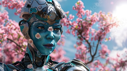 A Beautiful Alien Woman With Blue Skin, Background Images , Hd Wallpapers