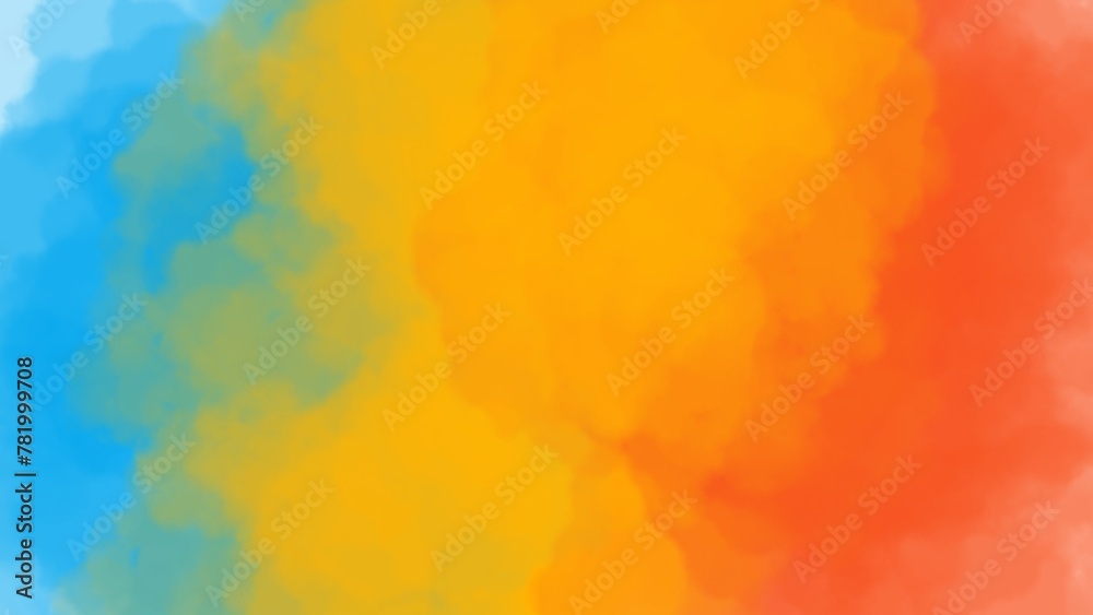 abstract watercolor background. isolated with an elegant appearance with a combination of red, yellow, blue. best for backgrounds, abstracts, illustrations, templates, posters, greeting cards, banners