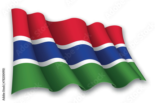 Free Download Realistic waving flag of Gambia - GFXLoad