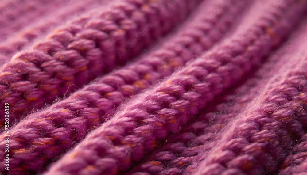 Textile Symphony: Artistic Close-Up of Woven Wool's Elegant Waves