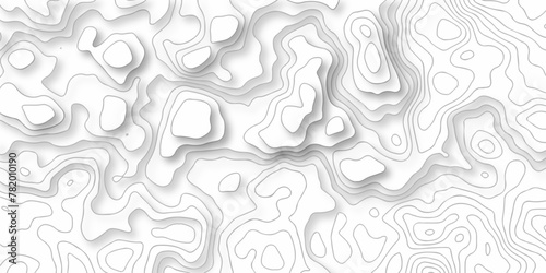 Topographic map. Geographic mountain relief. Abstract lines background. Contour maps. Vector illustration, Topo contour map on white background, Topographic contour lines vector map seamless pattern.