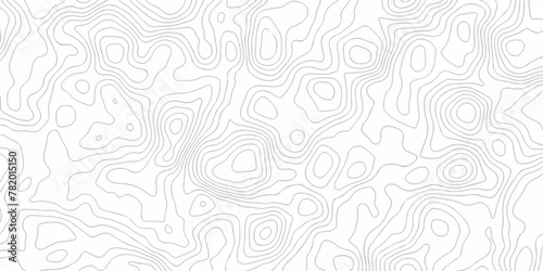 Topographic map. Geographic mountain relief. Abstract lines background. Contour maps. Vector illustration, Topo contour map on white background, Topographic contour lines vector map seamless pattern.