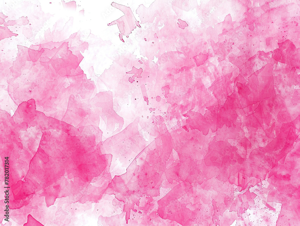 Fototapeta premium Pink watercolor background, Paper texture, Design decoration, Handmade pattern