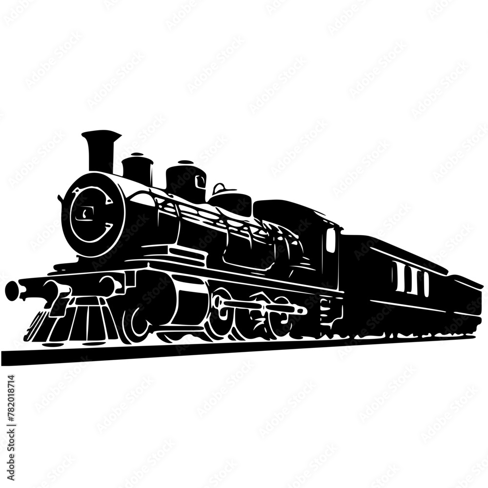 locomotive cut file, kids clipart, choo choo svg, train svg bundle