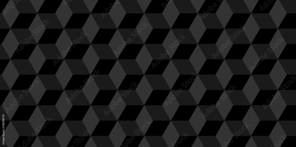 Vector minimal Black cube geometric seamless background. Seamless blockchain technology pattern. Vector illustration pattern with blocks. Abstract geometric design print of cubes pattern. Vector minimal Black cube geometric seamless background. Seamless blockchain technology pattern. Vector illustration pattern with blocks. Abstract geometric design print of cubes pattern.