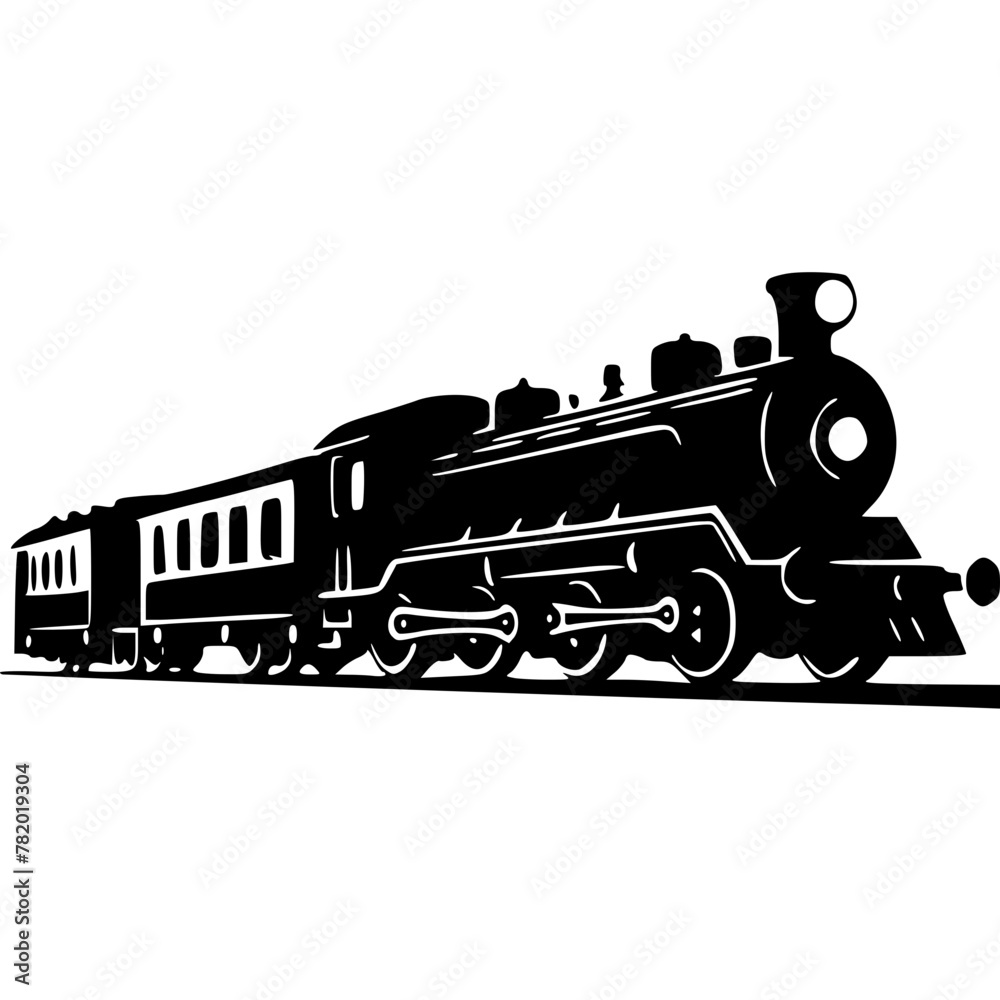 locomotive cut file, kids clipart, choo choo svg, train svg bundle