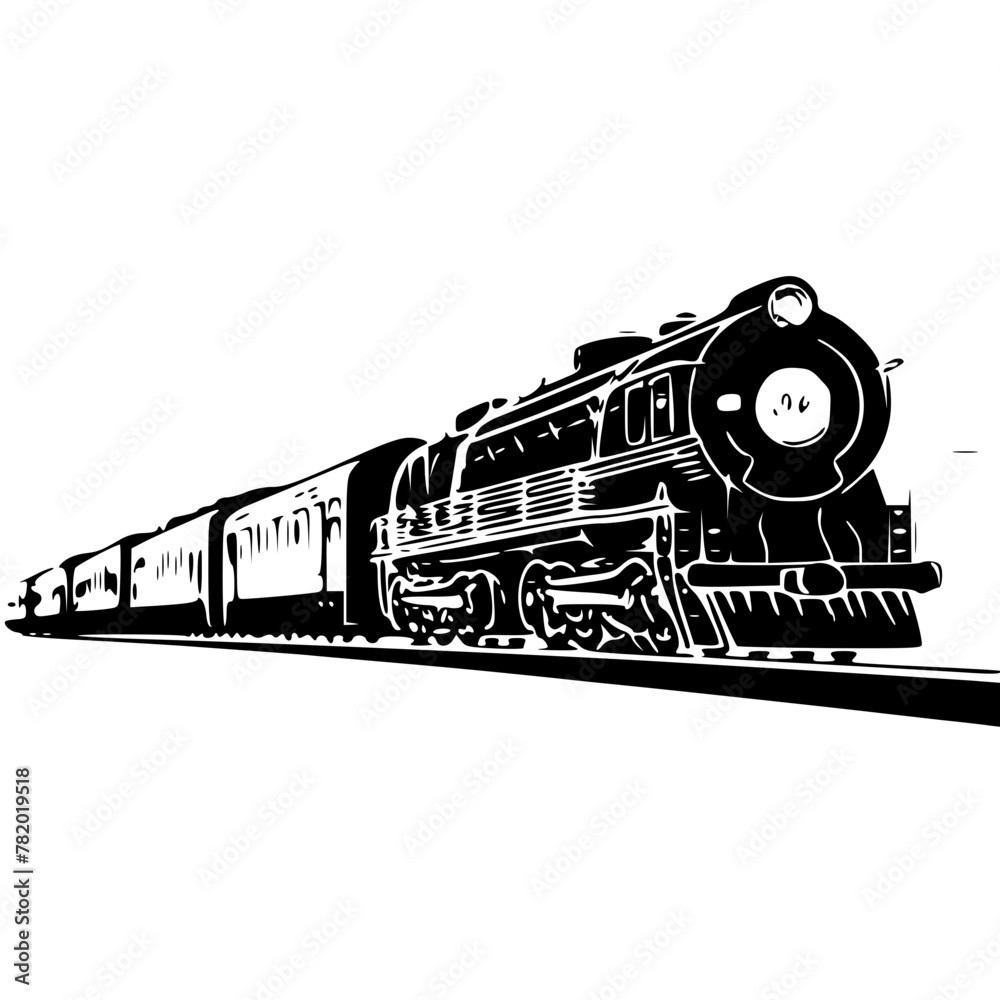 locomotive cut file, kids clipart, choo choo svg, train svg bundle