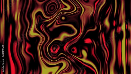 Trippy acid psychedelic layout. Colorful vivid abstract background. Waves motion loop