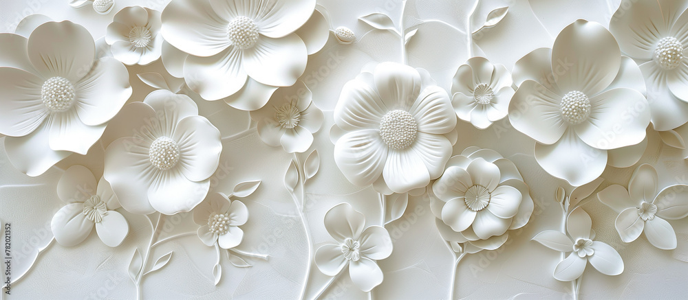 abstract white flower pattern tile wall texture background abstract white flower pattern tile wall texture background