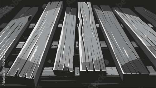 Vintage Shelf Texture Elevates Realistic 3D Empty Gray Wooden Table Background Vector for Product Montage
