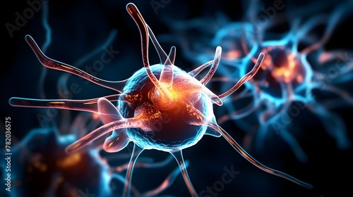 Detailed Visualization of Active Nerve Cells in the Futuristic Human Neural Network
