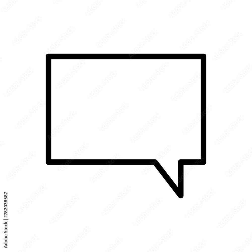 Speech bubble icon