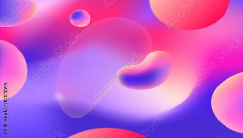 Bubble abstract background, Fluid background colorful	