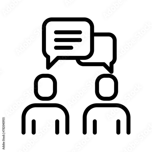 Discussion, debate icon