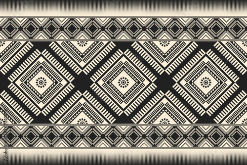 Ethnic pattern.beautiful pattern. folk embroidery,bohemian style,aztec geometric art ornament print.ethnic abstract Inkatha art.Seamless fabric.design for fabric, carpet, wallpaper, clothing	