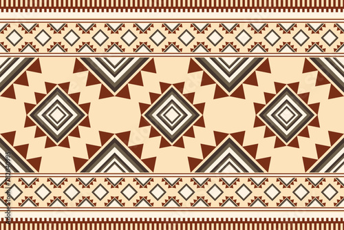 Ethnic pattern.beautiful pattern. folk embroidery,bohemian style,aztec geometric art ornament print.ethnic abstract Inkatha art.Seamless fabric.design for fabric, carpet, wallpaper, clothing	