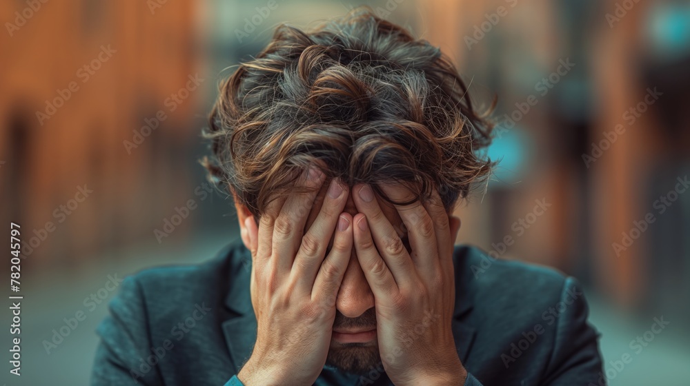 sad man