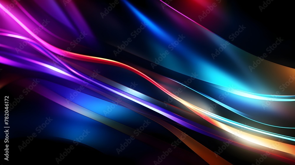 Luminous Spectrum:Mesmerizing Neon Rays in a Futuristic Digital Landscape Luminous Spectrum:Mesmerizing Neon Rays in a Futuristic Digital Landscape