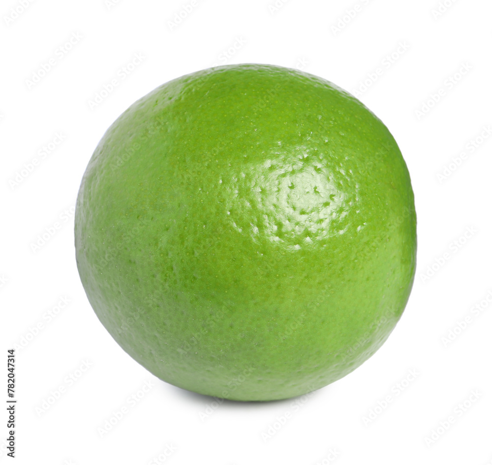 Citrus fruit. One fresh lime isolated on white Citrus fruit. One fresh lime isolated on white