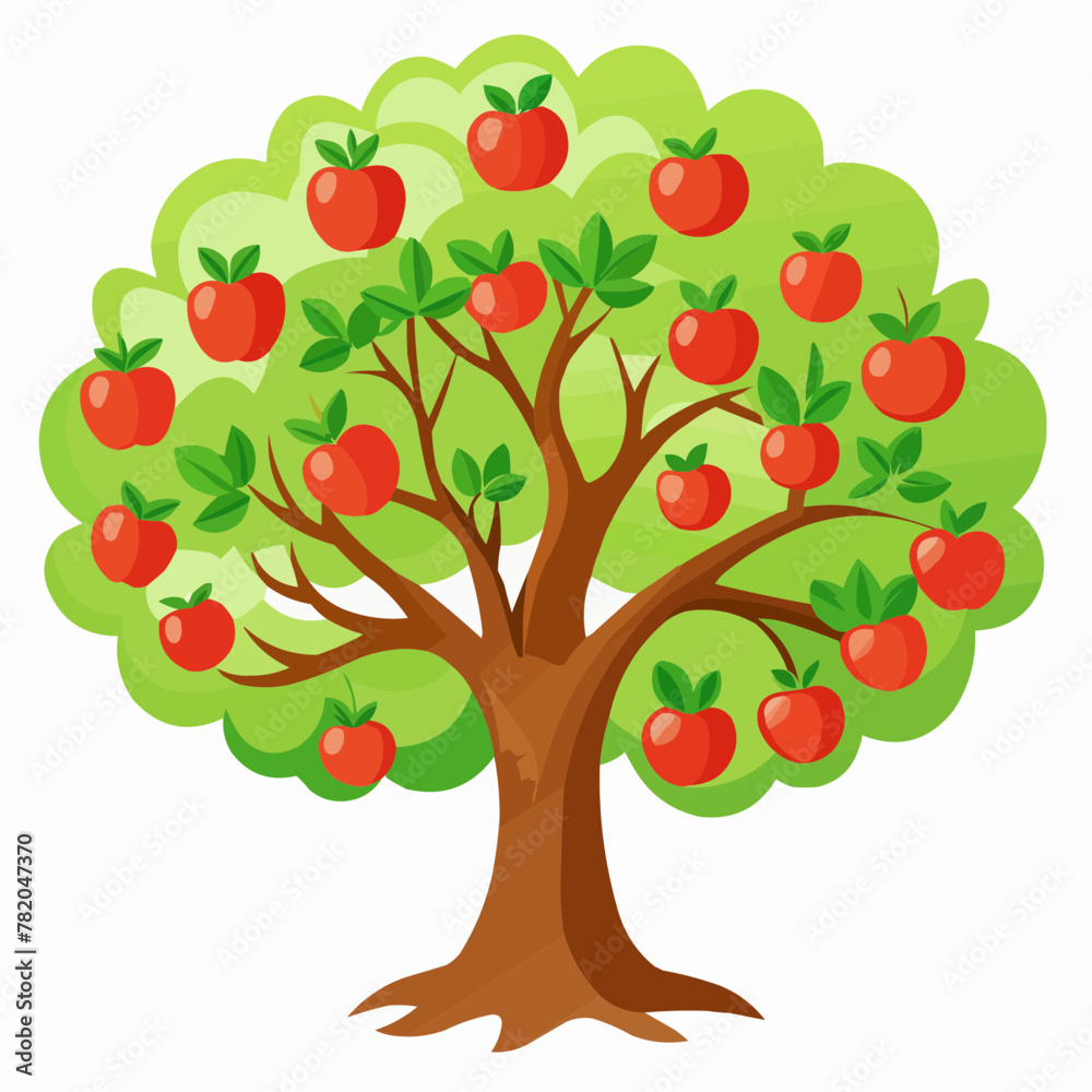 apple tree with apples