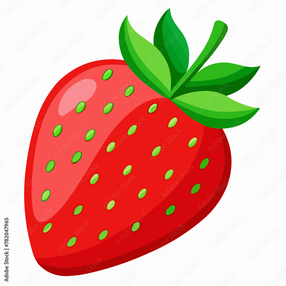 Obraz premium strawberry illustration