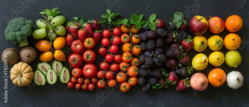 Fruits and Vegetables: High-quality images of fresh produce are essential for a wide range of applications. © Thanthara