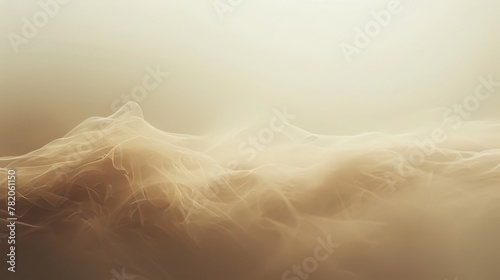 3D Rendering of Minimalist Abstract Brown Background with Foggy Wind AI Image