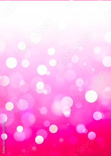 Pink bokeh vertical background for Banner, Poster, ad, celebration, event and various design works