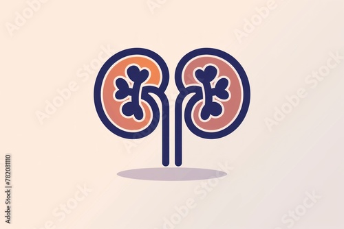 kidney icon vector illustration © ASDF