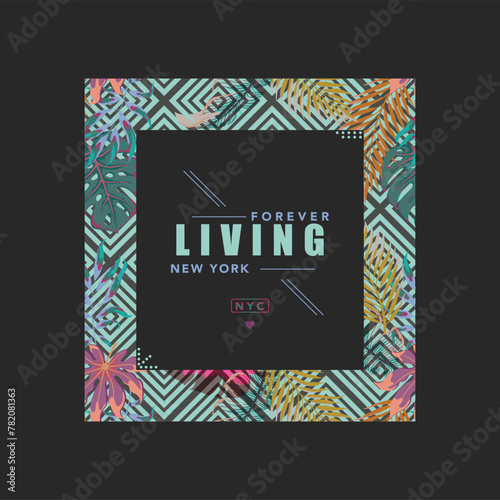 Forever living new york. Print artwork.