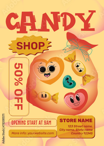 Candy Shop Sale Flyer
