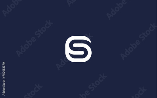 letter gs with square logo icon design vector design template inspiration