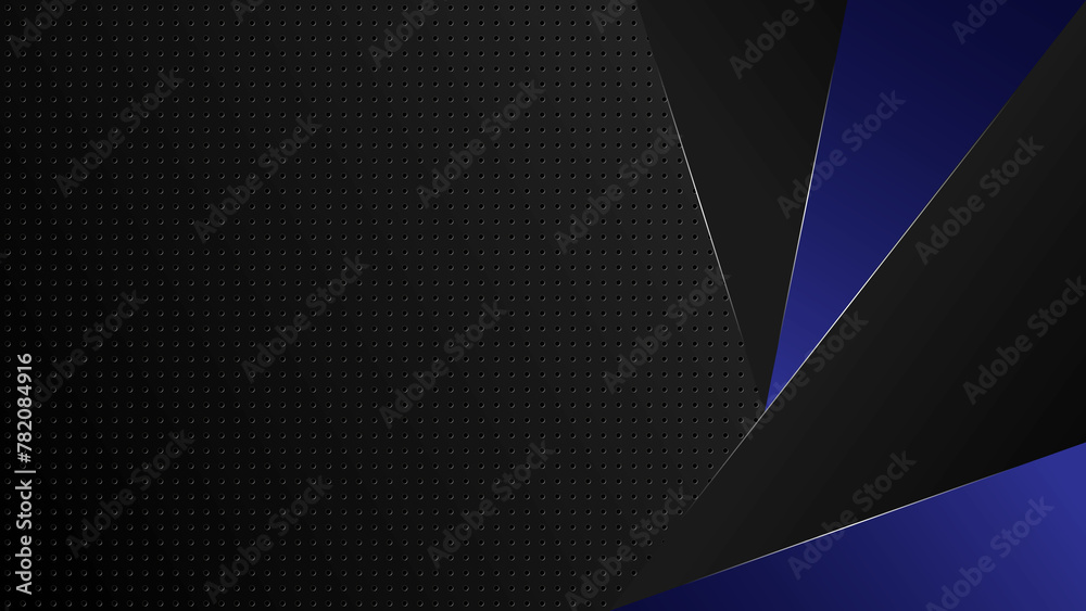 Dark blue geometric abstract background