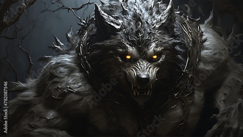 Mysteriously Captivating  Supernatural Werewolf  A Creature of the Night