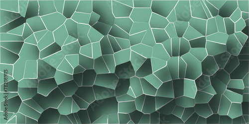 3D abstract broken glass quartz vonoroi diagram.Geometric retro broken tiles pattern background.Seamless pattern vintage vector background. 