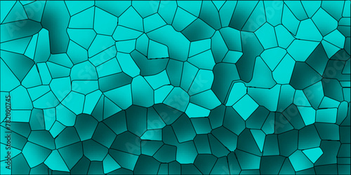 3D abstract seamless papercut broken glass quartz vector background.Geometric tiles pattern.Stained mosaic broken tils vintage vector background.  