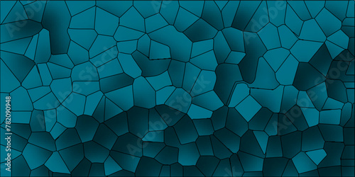 3D abstract seamless papercut broken glass quartz vector background.Geometric tiles pattern.Stained mosaic broken tils vintage vector background.  