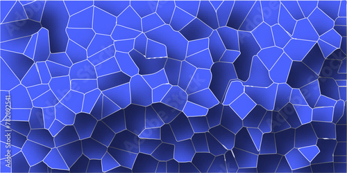 3D abstract seamless papercut broken glass quartz vector background.Geometric tiles pattern.Stained mosaic broken tils vintage vector background.  