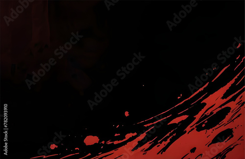 red and black color background abstract AI Generative