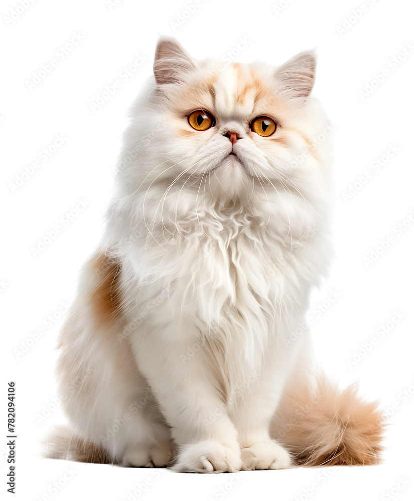 Sitting Persian Cat Transparent PNG