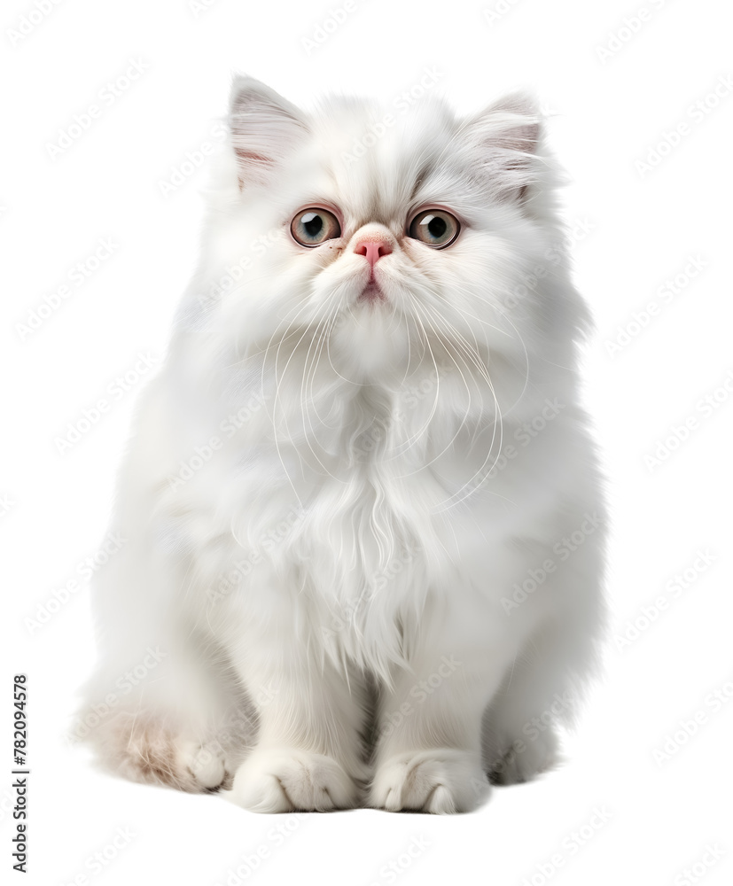 Sitting Persian Cat Transparent PNG