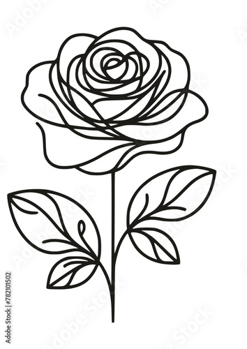 Rose Svg   Flower svg   Floral svg   Rose clipart   Cricut Svg Files   Rose png   Roses   Love SVG   tattoo svg   rose vector svg   svg