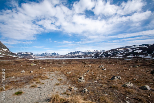 View of the Hallingskarvet National Park Norway, Scandinavia, Europe
