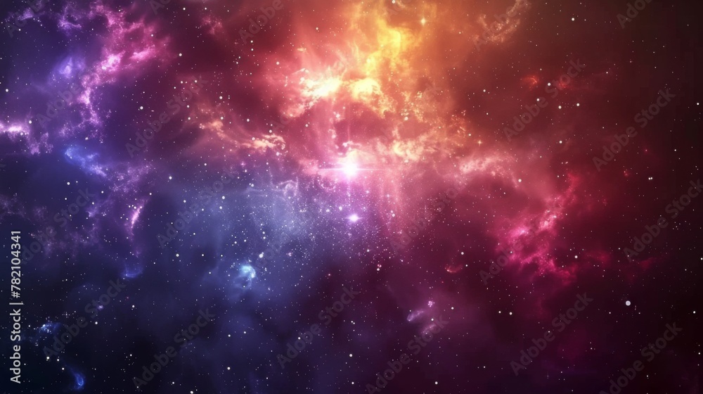 Naklejka premium space galaxy background 