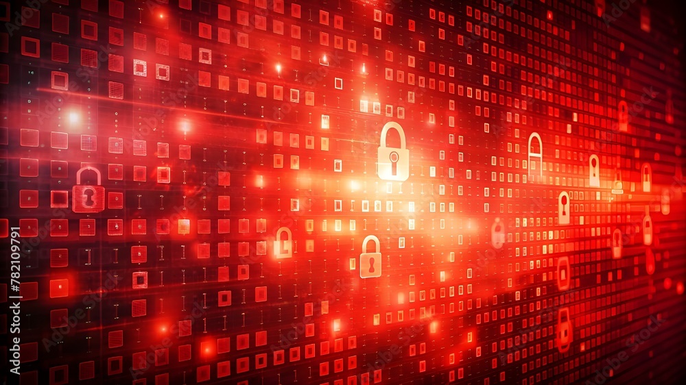 red binary code background red binary code background