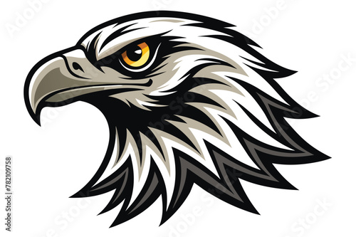 eagle tattoo on a white background