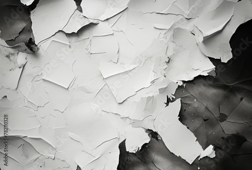 White paper ripped torn background blank creased crumpled posters placard grunge textures surface backdrop