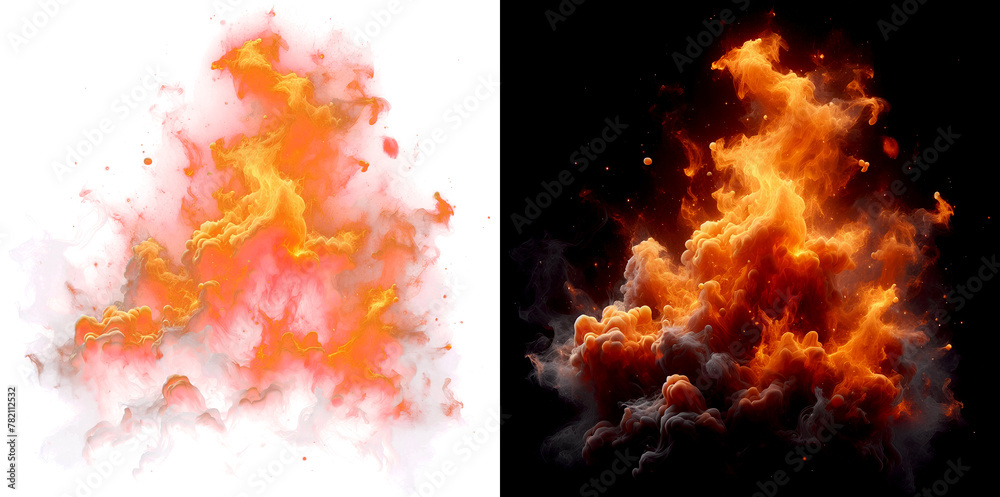 Fire flames abstract art design, movement of fire flames Fire flames abstract art design, movement of fire flames