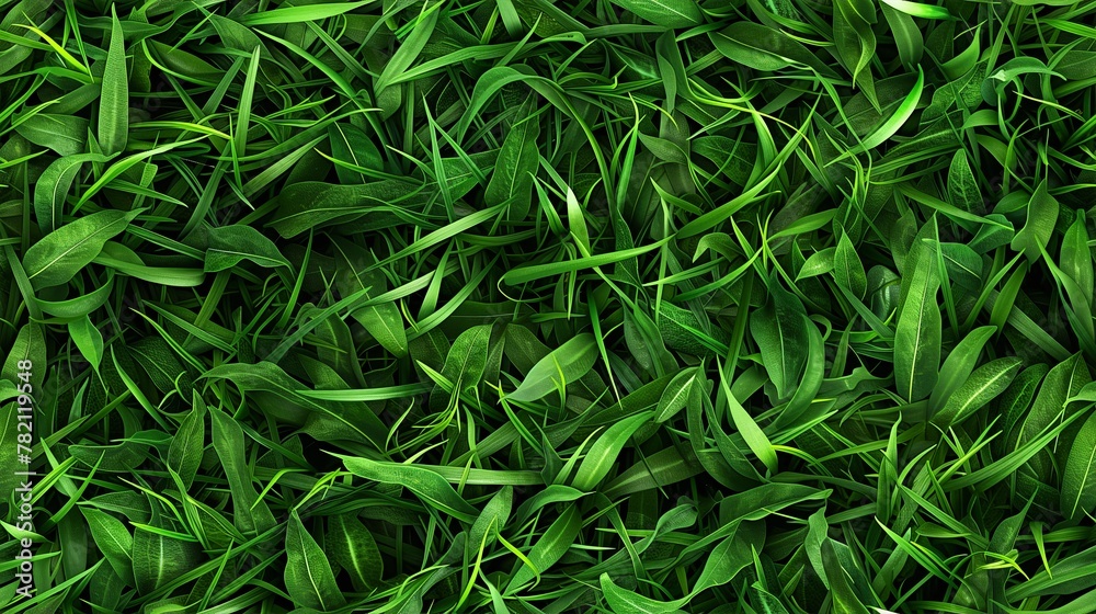 Lush Green Foliage Seamless Pattern Lush Green Foliage Seamless Pattern